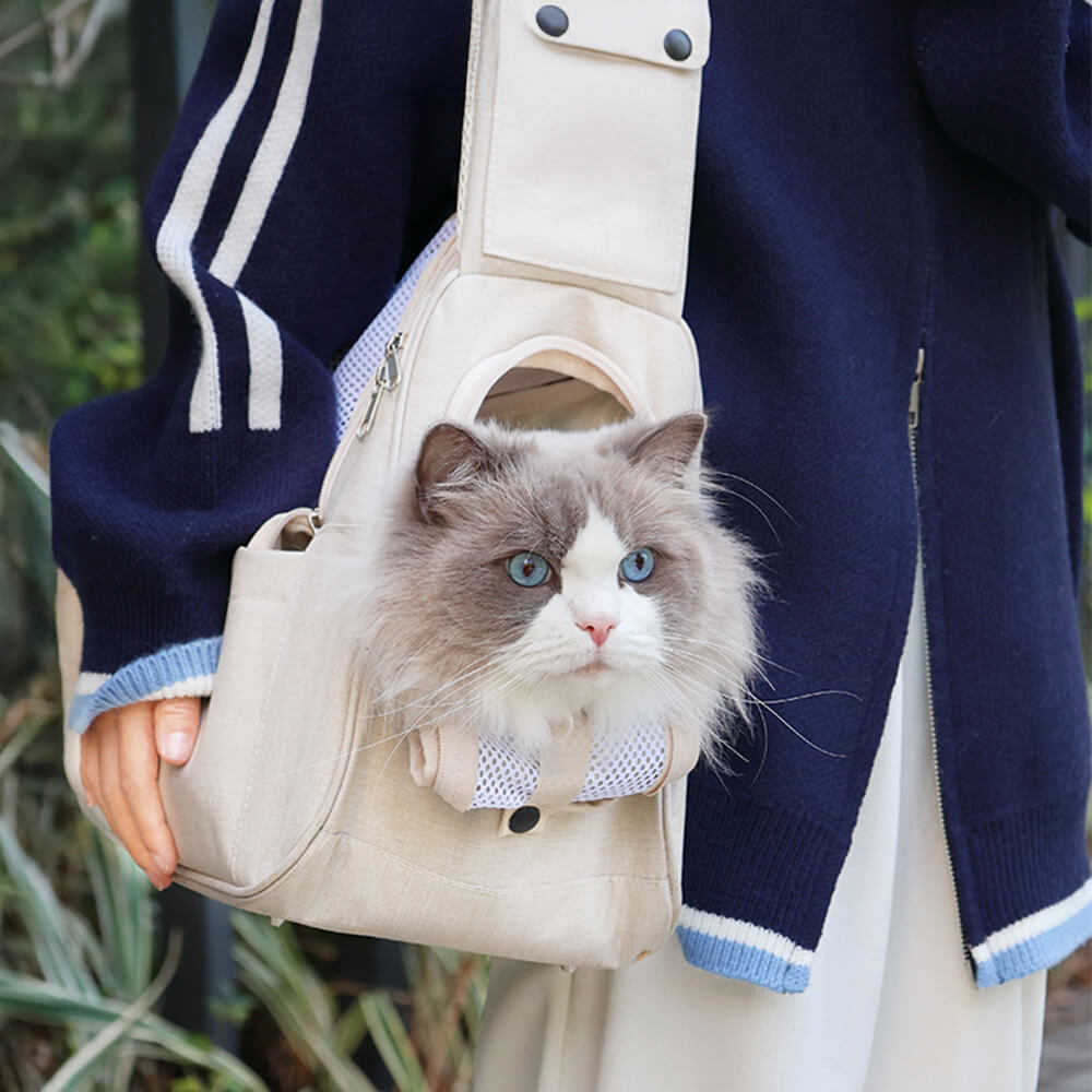 All-Season Ventilated and Lightweight Dog & Cat Carrier Bag