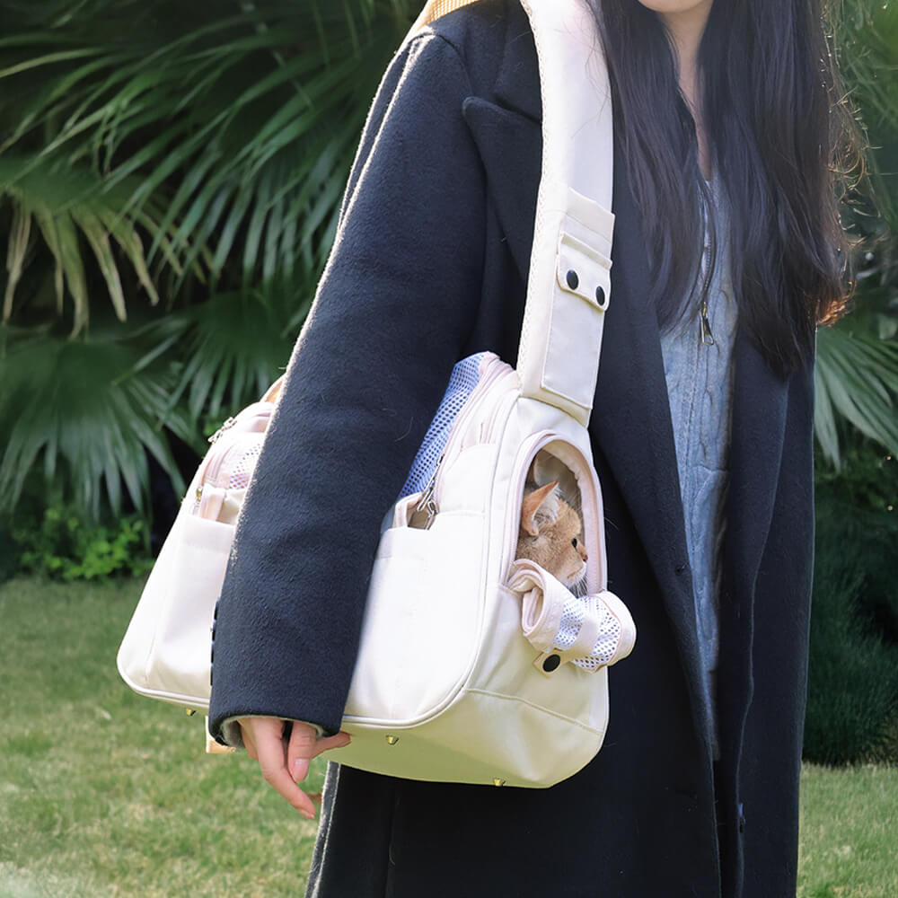 All-Season Ventilated and Lightweight Dog & Cat Carrier Bag